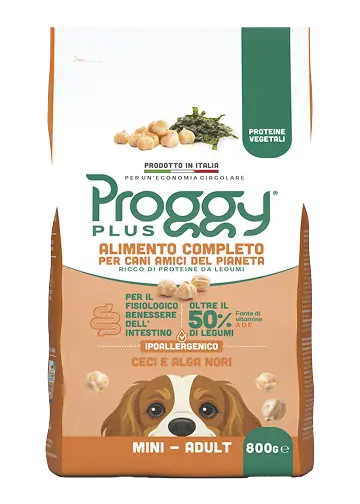 Per il fisiologico benessere dell’intestino taglia mini proggy plus