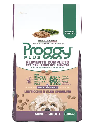 Proggy plus per salute e bellezza di cute e pelo - taglia mini